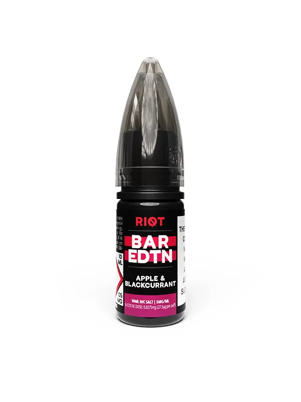 Apple Blackcurrant BAR EDTN Riot Squad Nic Salt E-liquid - 5mg