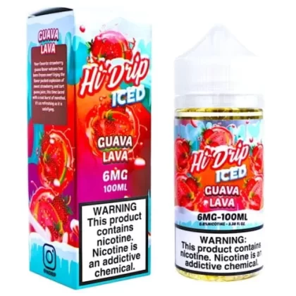 Hi-Drip ICED Guava Lava 100ml - Eightvape