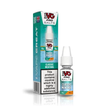 IVG Pro Classic Menthol Nic Salt - 20mg