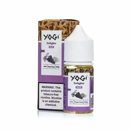 Yogi Delights Salt – Purple Grape Ice 30ml - Nicotine Levels#20 mg>35 mg>50 mg (D6C264)