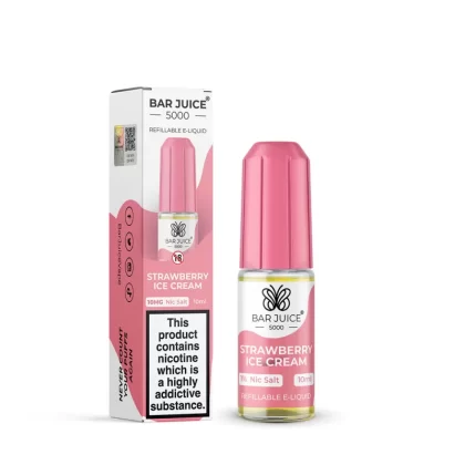 Strawberry Ice Cream Bar Juice 5000 Nic Salts e Liquid 10ml – TPD - Vapestorm Co