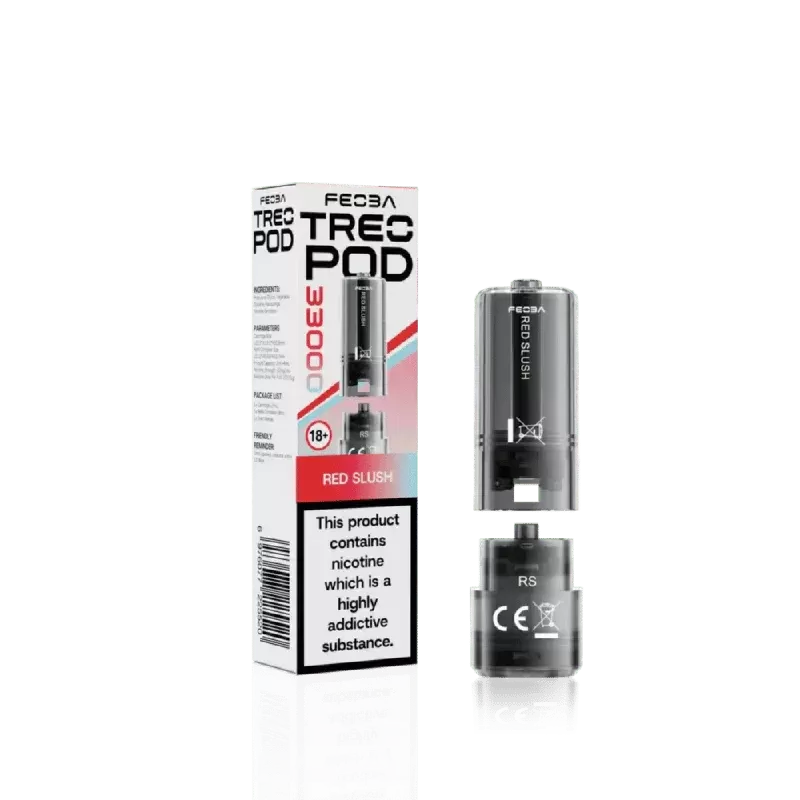 Feoba Treo 33000 Prefilled Pod Red Slush - Nicotine Strength#20mg (FEE125) (FEE125)