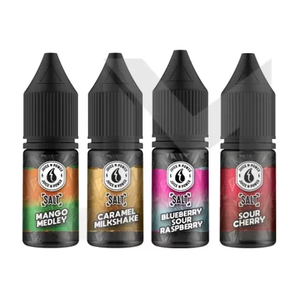 20mg Juice N Power JNP Salts 10ml (50VG/50PG) - Blueberry Sour Raspberry, Caramel Milkshake