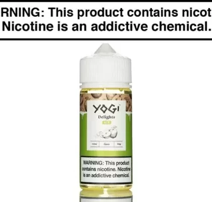 GREEN APPLE ICE BY YOGI DELIGHTS E LIQUID 100ML - Vapejuice
