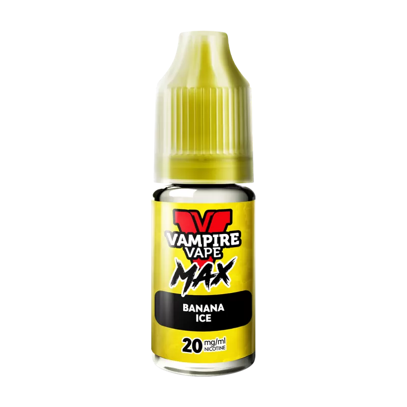 Banana Ice Vampire Vape Max Nic Salt - 10mg - Vape Product (49D9A6)