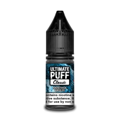 Ultimate Puff Classic Menthol Breeze 10ml Vape Juice - 10 Pack - Strength 18mg