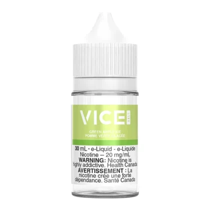 Vice Salt Nic E-Liquid - Green Apple Ice 30ml - 20mg/ml