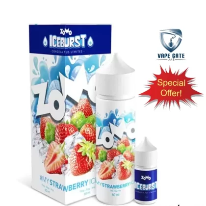 Strawberry Ice 60ml E liquid by Zomo - 3 mg / 60 ml