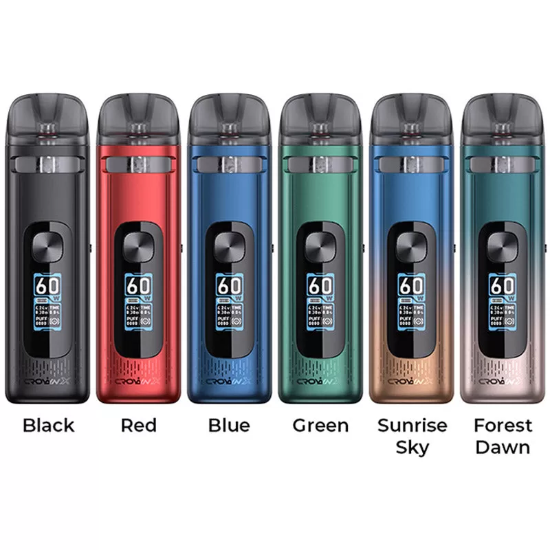 Uwell Crown X Pod Kit 60W - Red - Image 2