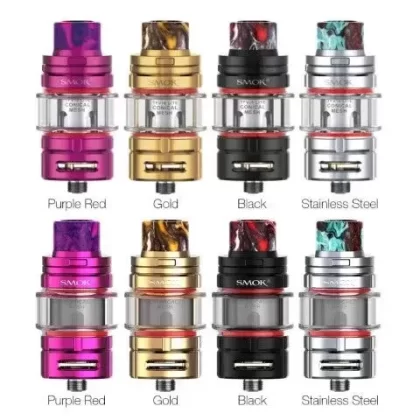 Smok TFV16 Lite Vape Tank - Colour#Stainless Steel>Black