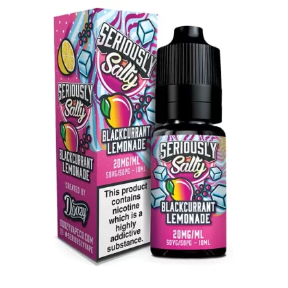 Seriously Salty Blackcurrant Lemonade Nic Salt E-Liquid - 10mg