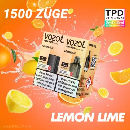 Vozol Vista Plug – Lemon Lime Prefilled Pod - Vapebazar