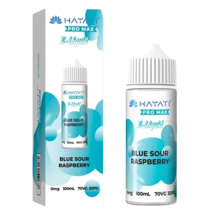 BLUE SOUR RASPBERRY HAYATI PRO MAX E-LIQUID 100ML NO NICOTINE
