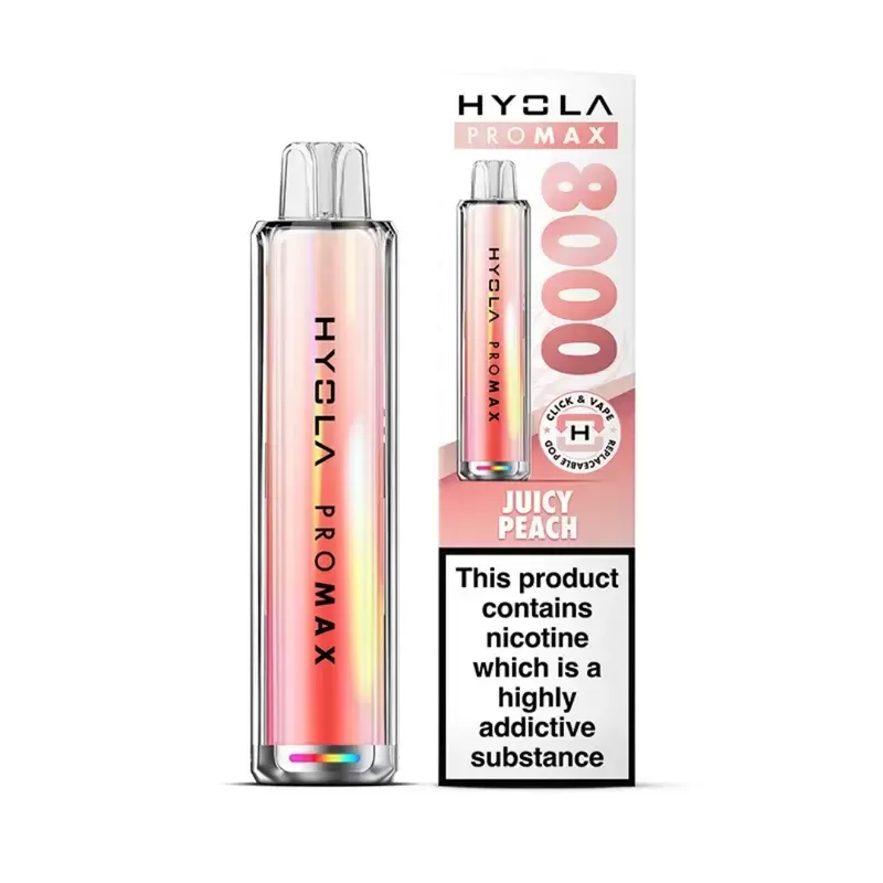 Hyola Pro Max 8000 Prefilled Pod Kit Juicy Peach - Nicotine Strength#20mg