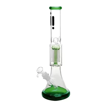 14" Infyniti 8-Arm Tree Perc Beaker Bong - Black