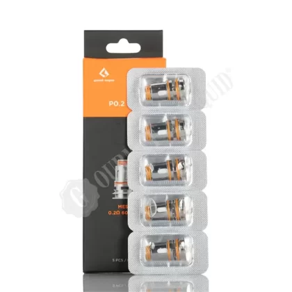 Geekvape P Series Replacement Coils - Size#Pack of Five~Resistance#P0.2 (0.2 Ohm)>P0.4 (0.4 Ohm)>P0.5 (0.5 Ohm)