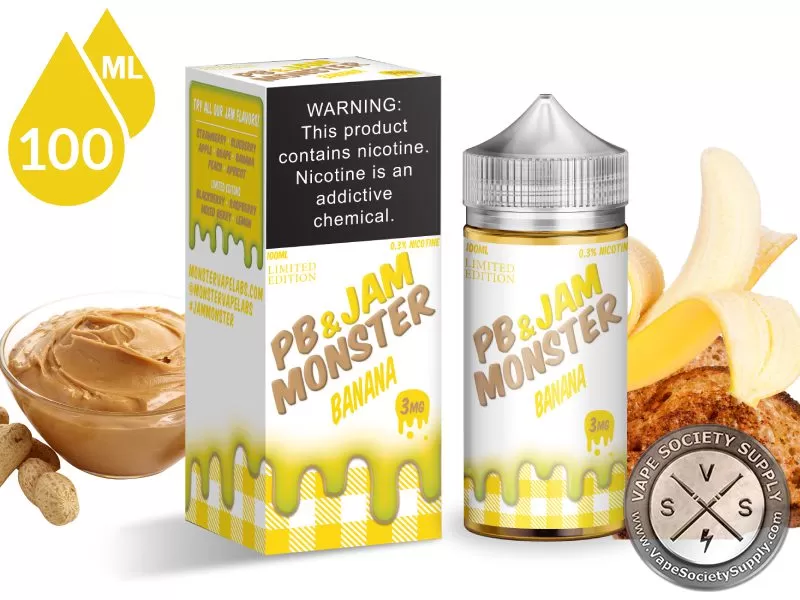 Banana PB & Jam Monster 100ml