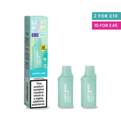 Lemon Lime – Lost Mary 600 Prefilled Pods