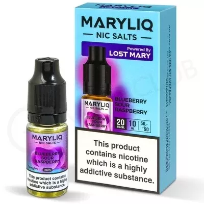 Blueberry Sour Raspberry Nic Salt E-Liquid by Lost Mary Maryliq - Ecigpremium