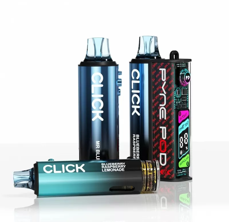 Pyne Pod Click 50K Puffs Prefilled Pod Kit - Raspberry Edition