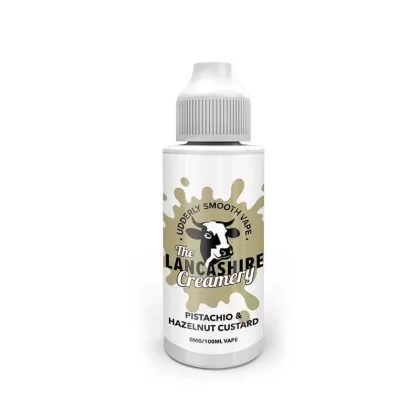 The Lancashire Creamery Pistachio & Hazelnut Custard 100ml Shortfill