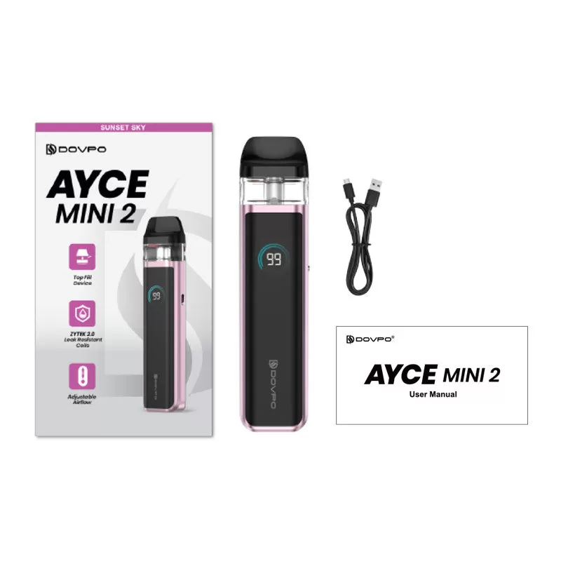 DOVPO Ayce Mini 2 Pod Kit - Peacock Blue - Image 3