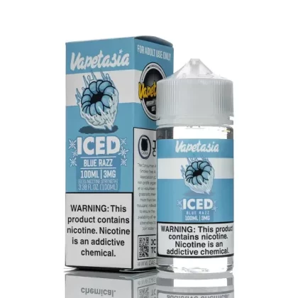 Vapetasia - ICED Blue Razz - 100ml - 6mg