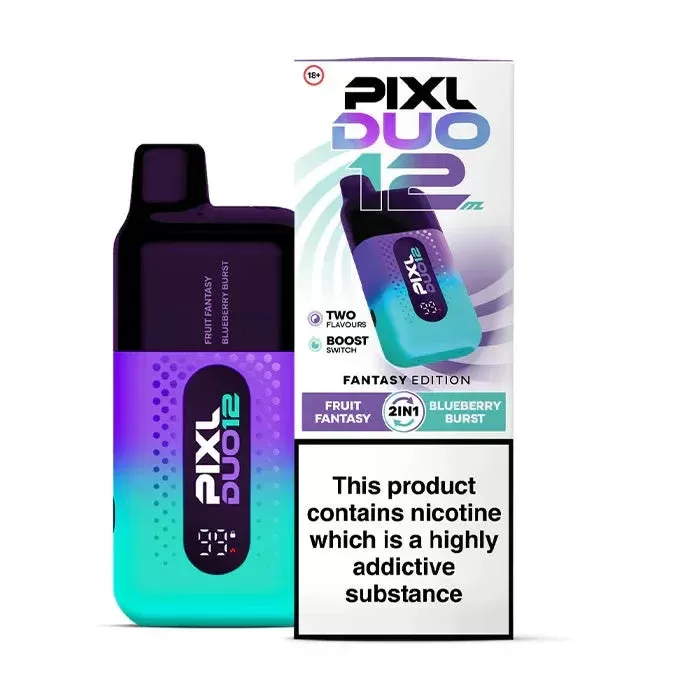 Pixl Duo 12 Prefilled Pod Vape Kit - Blue Edition, Cherry Edition - Image 3