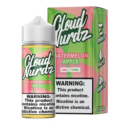 Watermelon Apple by Cloud Nurdz 100ml - Vape Product, Vape Product