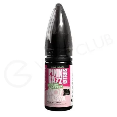 Pink Razz Citrus Nic Salt E-Liquid by Riot Bar Edition