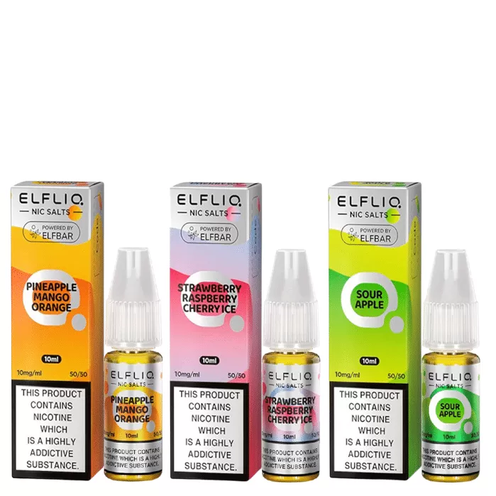 50 ELFLIQ Nic Salts Wholesale & Bulk Prices – 10ml – TPD - Vapestorm Co