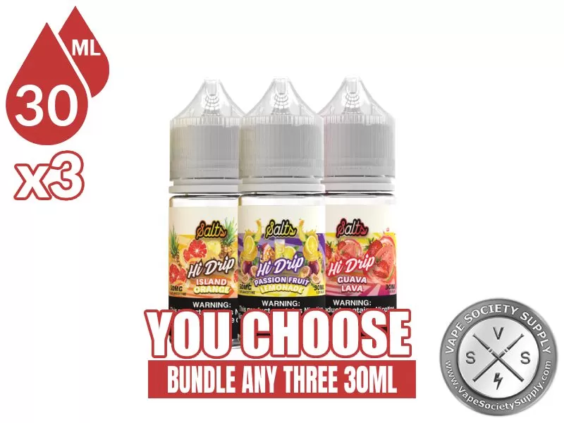 Hi Drip Salts Bundle 3x30ml (90ml)