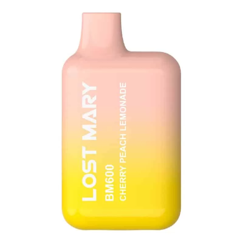 Cherry Peach Lemonade Lost Mary 600 Disposable Vape – 550 mAh 20mg - Vapestorm Co