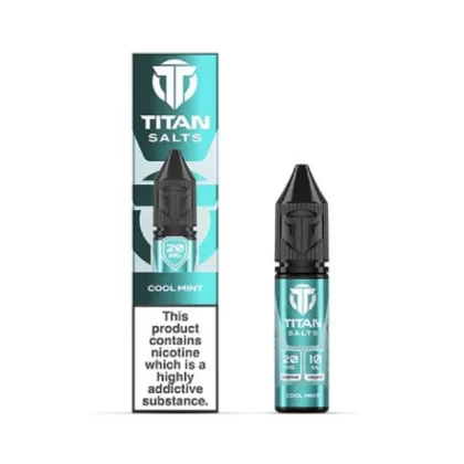 Titan Salt Cool Mint Nic Salt E Liquid - Strength#10mg>20mg (226ADC)