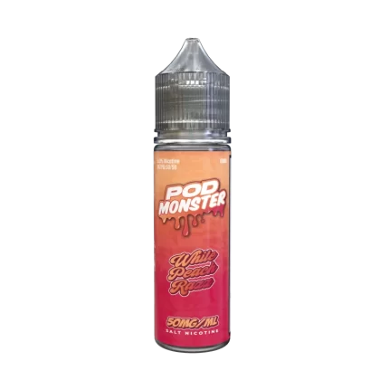 Pod Monster Salt White Peach Razz eJuice - Vape Product; Vape Product, Vape Product