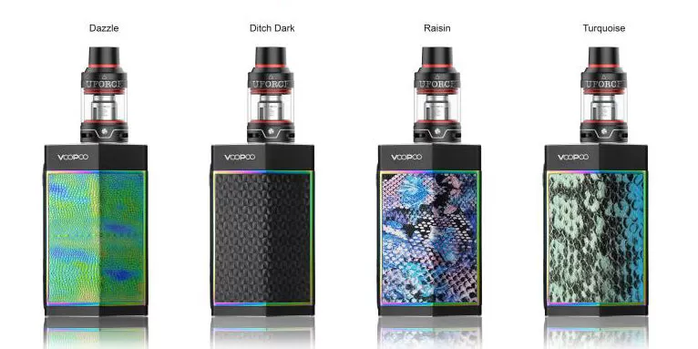 VOOPOO TOO 180W TC Kit With UFORCE Tank - Ditch Dark / Black Standard Vesion