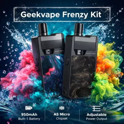 Geekvape Frenzy Kit - Silver & Carbon Fiber - Vapeciga