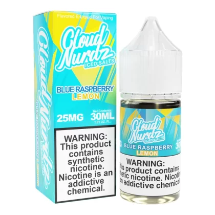 Blue Raspberry Lemon by Cloud Nurdz Salt 30ml (50mg Nicotine)