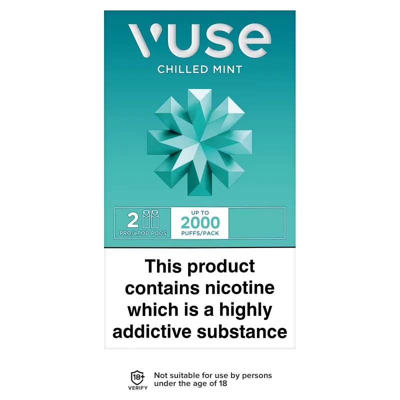 Vuse Pro Pods vPro Chilled Mint - 20mg - Vape Product (EB4DF9)