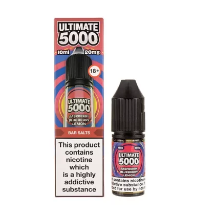 Raspberry Blueberry Lemon Nic Salt E-Liquid by Ultimate 5000 Bar Salt - 20mg