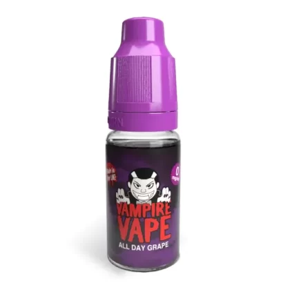 All Day Grape By Vampire Vape 10ml - Nicotine Strength#12mg>6mg>3mg