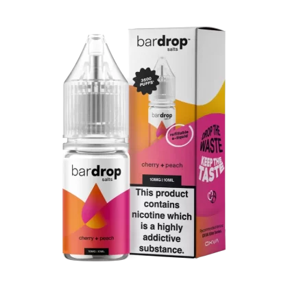 Cherry Peach Nic Salt by Bar Drop