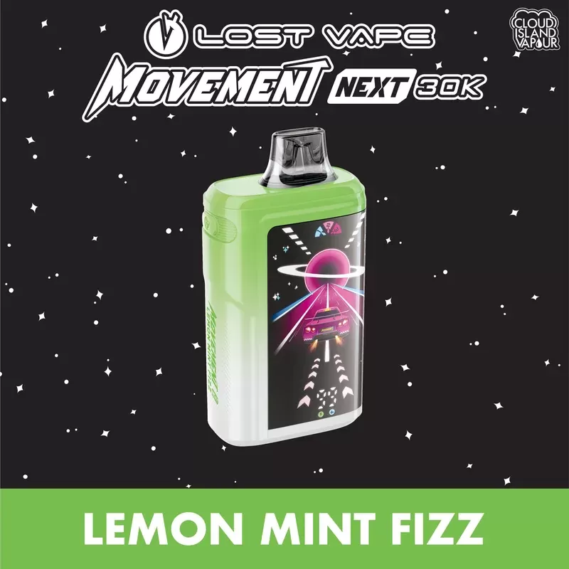 Lost Vape Movement Next 30K Disposable Vape – Lemon Mint Fizz
