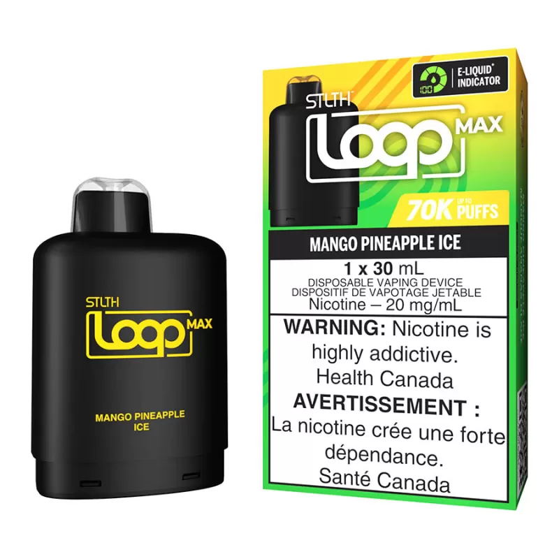 STLTH Loop Max E-Liquid Pod Pack - Mango Pineapple Ice - 20mg/ml