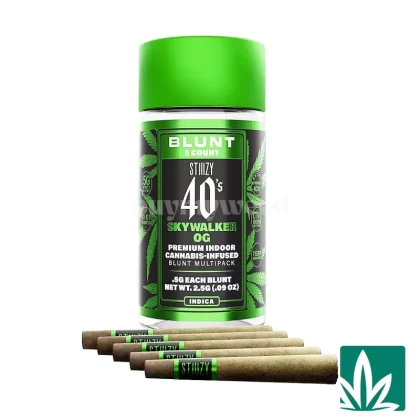 Stiiizy .5G 40’s Infused Mini Blunts 5 Pack (2.5g) – Skywalker OG