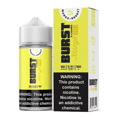 Mango Ice by Burst Series 100ml - Nicotine Level#0mg>3mg>6mg