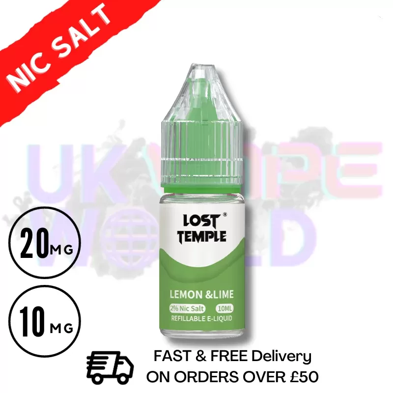 LOST TEMPLE ‘Lemon Lime’ Nic Salt