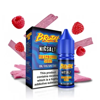 Just Juice Raspberry Sour Brutal Nic Salt E-Liquid - 11mg