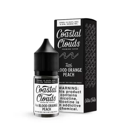 Blood Orange Peach Ice | Coastal Clouds Salts - 30ML E-Liquid - 35MG