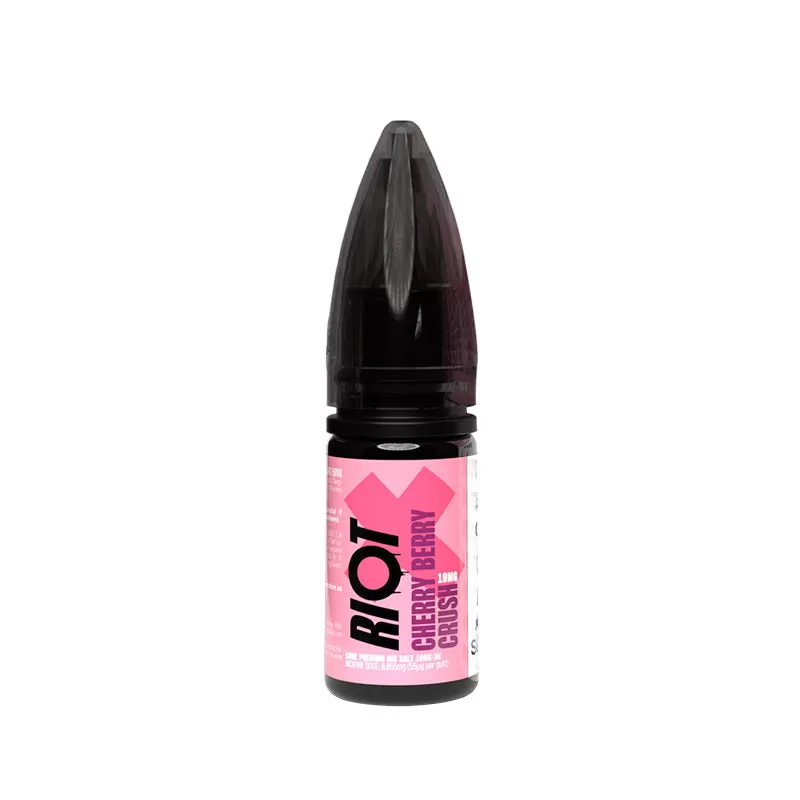 Riot X Nic Salts Cherry Berry Crush 10ml E-Liquid - Image 2